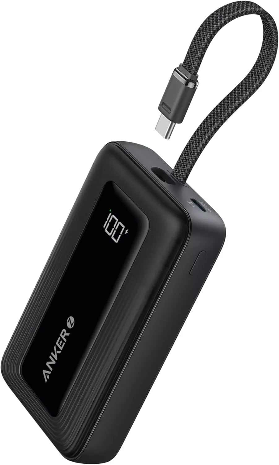 Ekstern batteri Anker Zolo, 20000mAh, 30W, QC + PD, 1 x USB-A - 2 x USB-C, Svart, Reseglet A1689H11