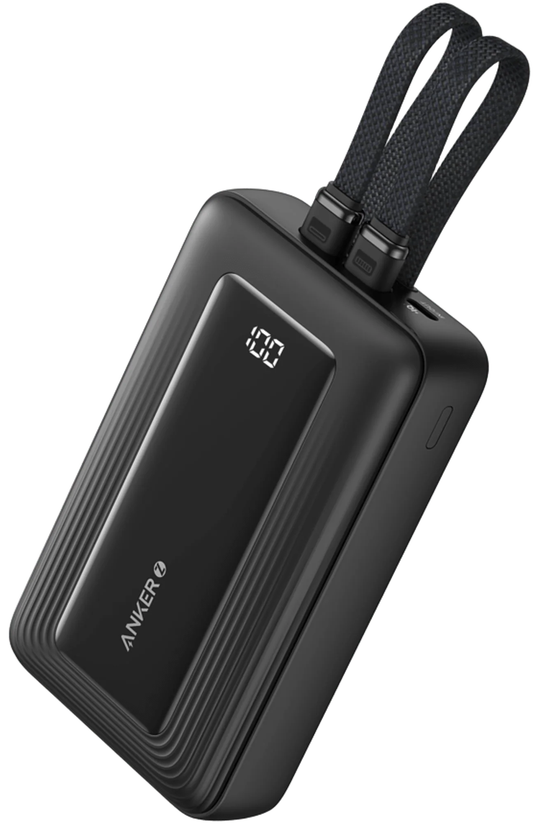 Anker Zolo powerbank, 20000 mAh, 30 W, QC + PD, 1 x Lightning – 1 x USB-A – 2 x USB-C, svart A1681012