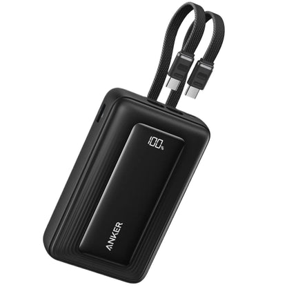 Anker Zolo powerbank, 20000 mAh, 45 W, QC + PD, 1 x USB-A – 3 x USB-C, svart A110MH12