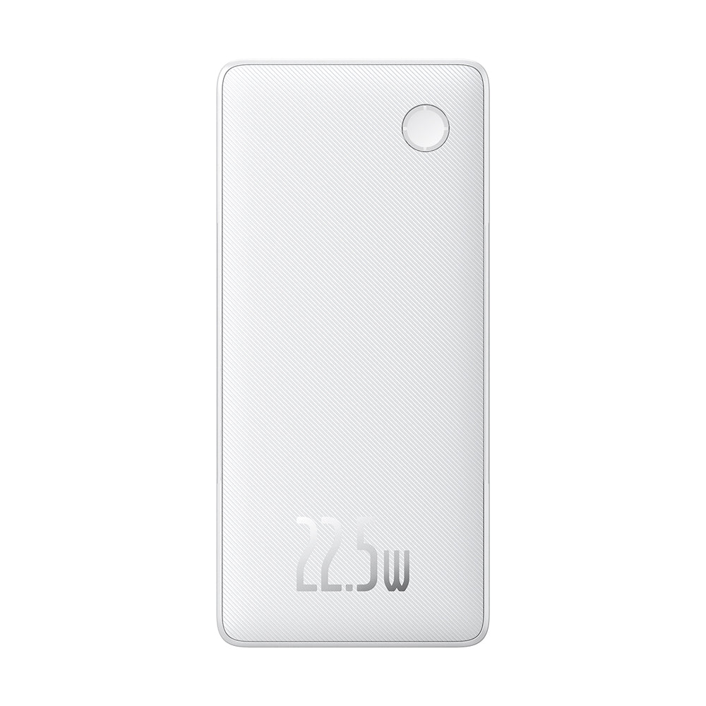 Ekstern batteri Baseus Airpow Lite, 10000mAh, 22.5W, QC + PD, 1 x Lightning - 1 x USB-A - 2 x USB-C, Hvit P10067501213-00
