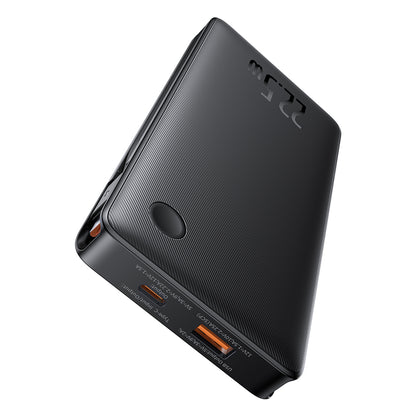 Ekstern batteri Baseus Airpow Lite, 10000mAh, 22.5W, QC + PD, 1 x Lightning - 1 x USB-A - 2 x USB-C, Svart P10067501123-00