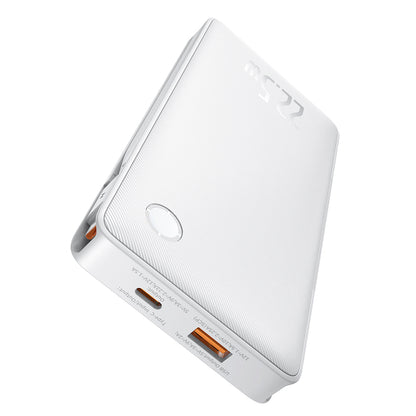 Ekstern batteri Baseus Airpow Lite, 10000mAh, 22.5W, QC + PD, 1 x Lightning - 1 x USB-A - 2 x USB-C, Hvit P10067501213-00