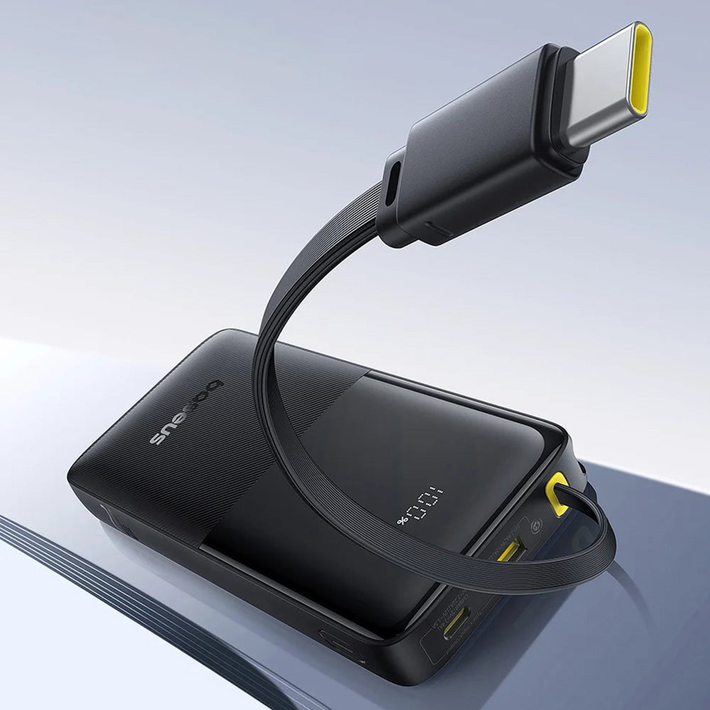 Ekstern batteri Baseus Bipow 2, 20000mAh, 20W, QC + PD, 1 x USB-A - 2 x USB-C, Svart P10077101113-01