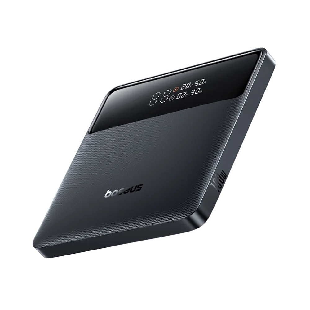 Ekstern batteri Baseus Blade H1, 20000mAh, 100W, QC + PD, 2 x USB-A - 2 x USB-C, Svart P10021604123-00