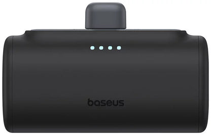 Ekstern batteri Baseus Compact, 5000mAh, 20W, PD, 1 x Lightning - 1 x USB-C, Svart P10068307113-00