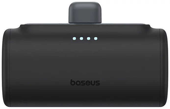 Baseus Compact Ekstern Batteri, 5000mAh, 20W, PD, 2 x USB-C, Svart P10068306113-00