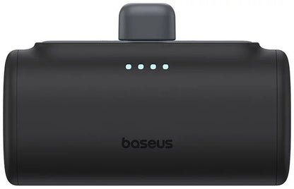 Baseus Compact Ekstern Batteri, 5000mAh, 20W, PD, 2 x USB-C, Svart P10068306113-00
