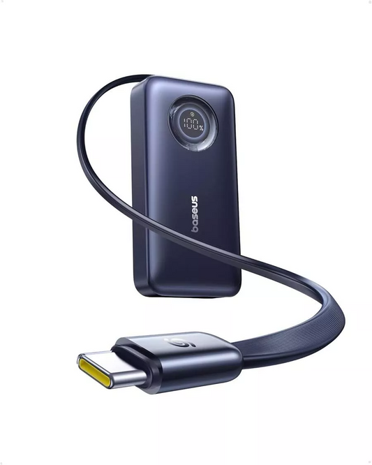 Ekstern batteri Baseus EnerCore CR11, 10000mAh, 45W, PD, 2 x USB-C, Svart E0027G01