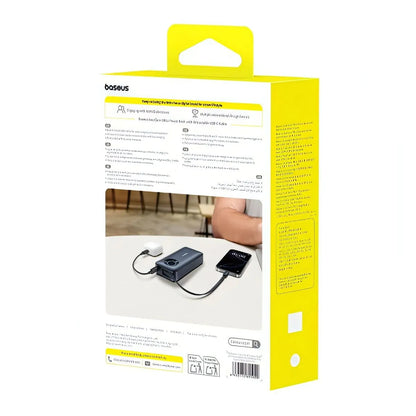 Ekstern batteri Baseus EnerCore CR11, 20000mAh, 67W, PD, 2 x USB-C, Svart E0027H00
