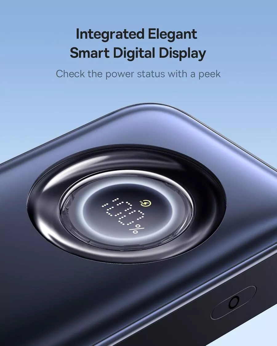 Ekstern batteri Baseus EnerCore CR11, 10000mAh, 45W, PD, 2 x USB-C, Svart E0027G01