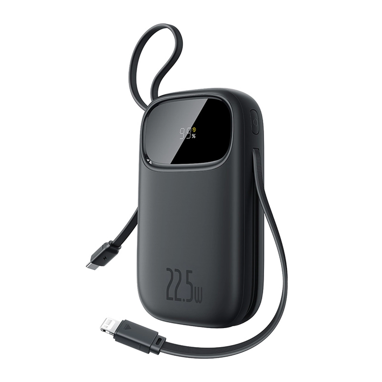 Ekstern batteri Baseus EnerFill FC31, 10000mAh, 22.5W, QC + PD, 1 x Lightning - 1 x USB-A - 2 x USB-C, Svart