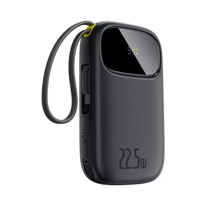 Ekstern batteri Baseus EnerFill FC31, 20000mAh, 22.5W, QC + PD, 1 x Lightning - 1 x USB-A - 2 x USB-C, Svart P10082107123-00