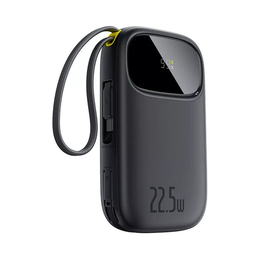 Ekstern batteri Baseus EnerFill FC31, 20000mAh, 22.5W, QC + PD, 1 x Lightning - 1 x USB-A - 2 x USB-C, Svart P10082107123-00