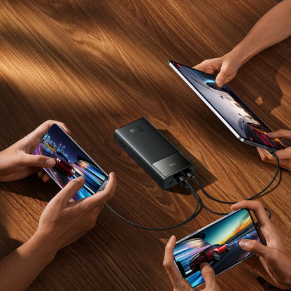 Ekstern batteri Baseus EnerFill FP41, 30000mAh, 22.5W, QC + PD, 1 x USB-C - 2 x USB-A, Svart