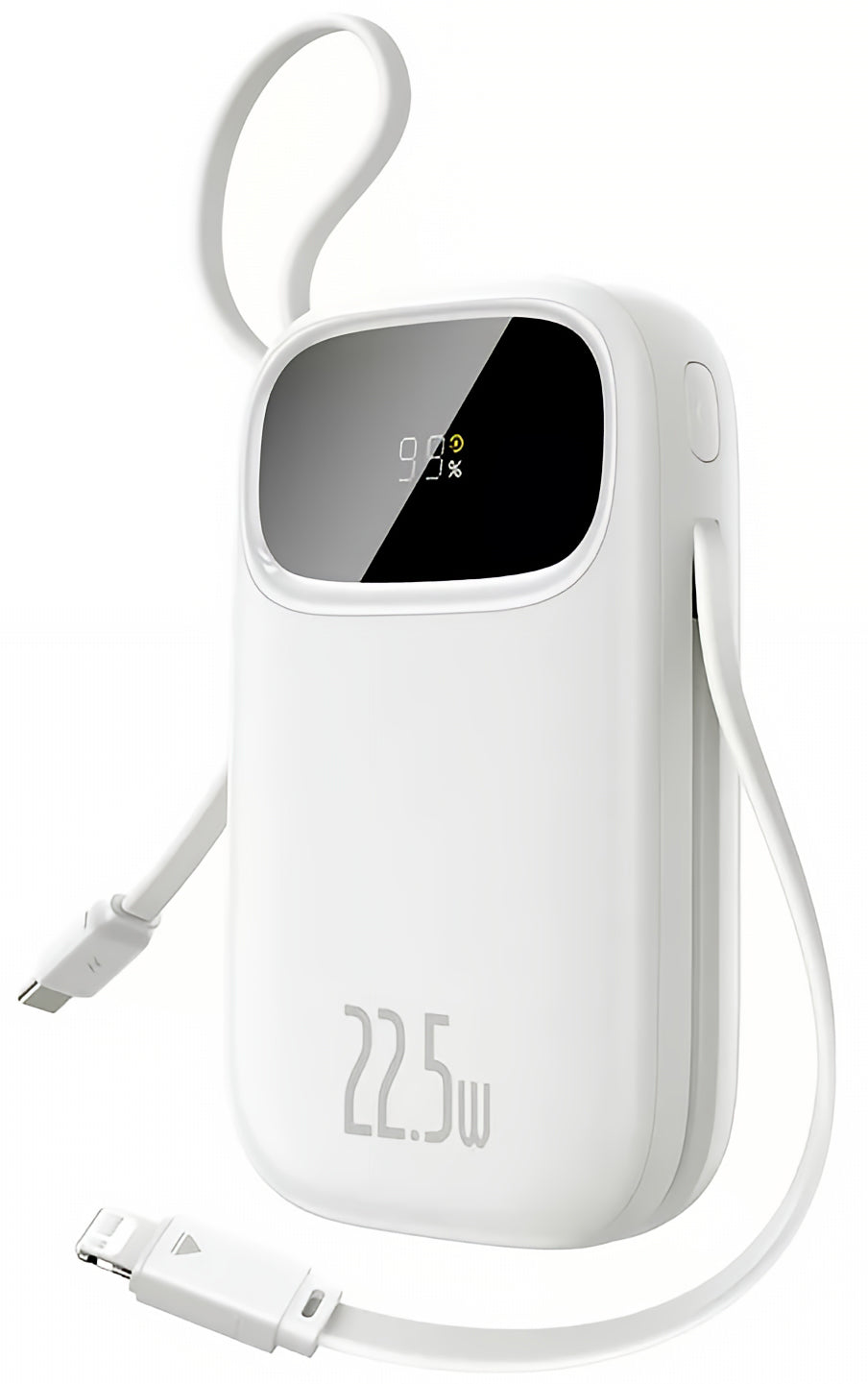 Ekstern batteri Baseus EnerFill FC31, 10000mAh, 22,5W, QC + PD, 1 x Lightning - 1 x USB-A - 2 x USB-C, Hvit P10082106213-00