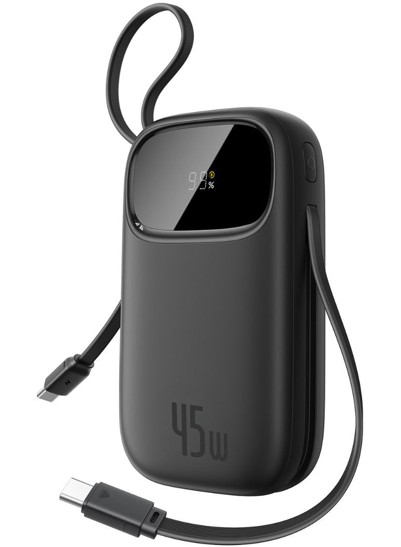 Baseus EnerFill FC31 Qpow 3 eksternt batteri, 10000mAh, 45W, QC + PD, 1 x USB-A - 3 x USB-C, svart P10082102123-00