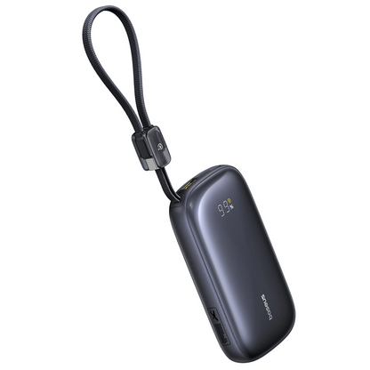 Ekstern Batteri Baseus EnerFill FC21 QPow 3 Ultra, 10000mAh, 22.5W, QC + PD, 1 x USB-A - 1 x USB-C, Svart