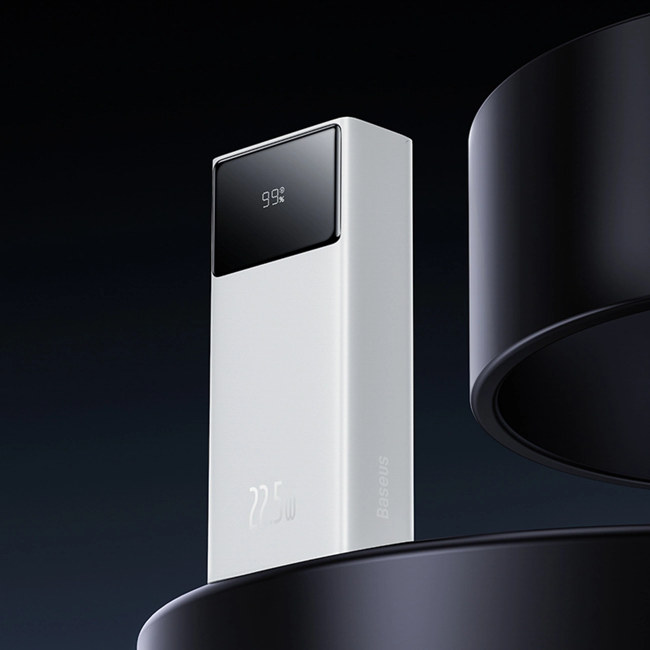 Ekstern batteri Baseus EnerFill FP41, 30000mAh, 22,5W, QC + PD, 1 x USB-C - 2 x USB-A, Hvit E0027K01