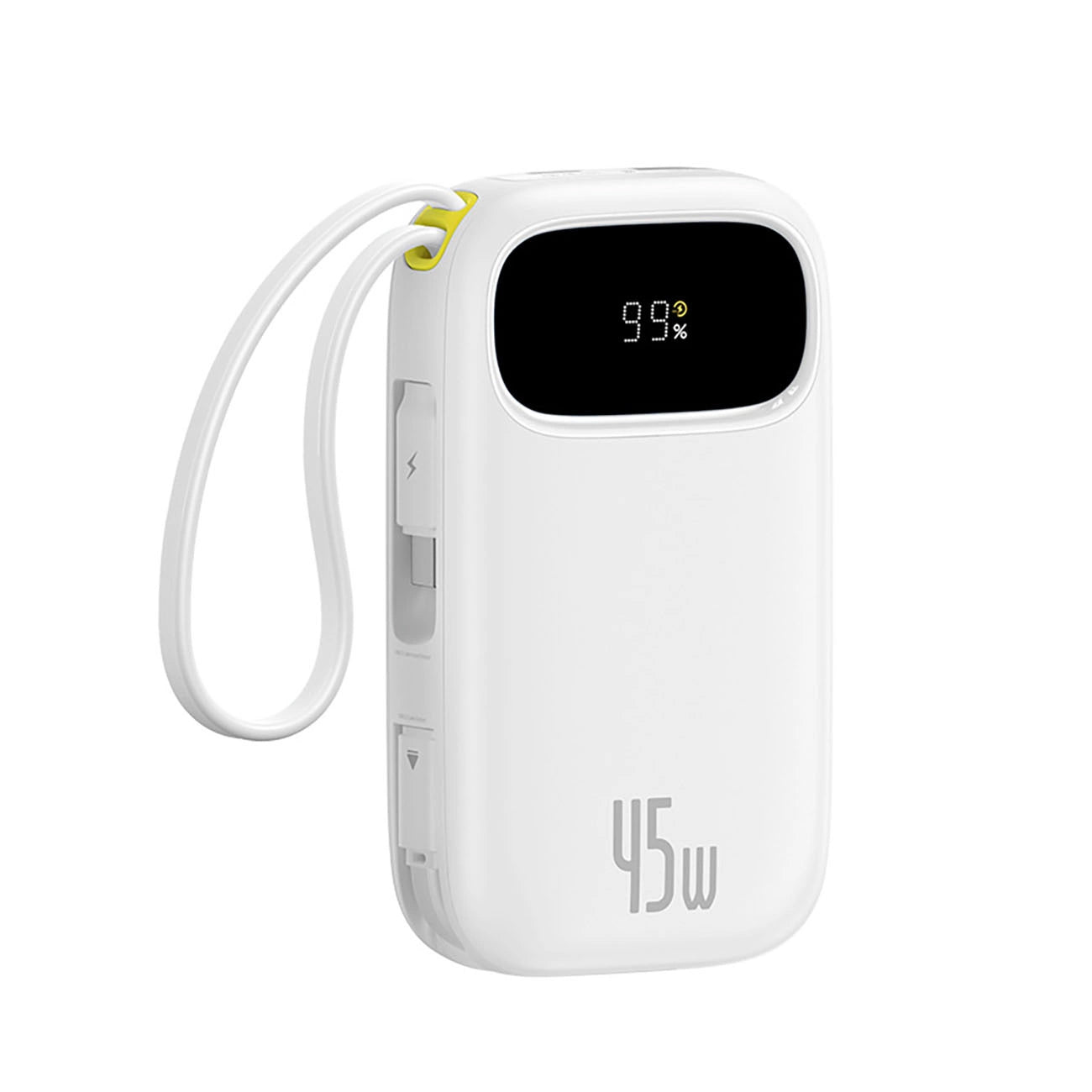 Ekstern batteri Baseus EnerFill FC31, 20000mAh, 45W, QC + PD, 1 x Lightning - 1 x USB-A - 2 x USB-C, Hvit E0028D01