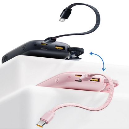 Ekstern Batteri Baseus EnerFill FC21 QPow 3 Ultra, 10000mAh, 22.5W, QC + PD, 1 x USB-A - 1 x USB-C, Svart