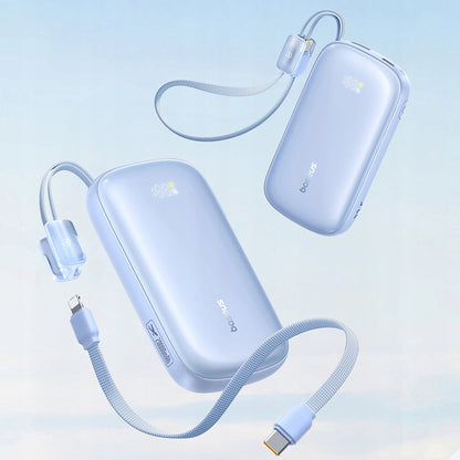 Ekstern batteri Baseus EnerFill FC21 Qpow 3 Ultra, 10000mAh, 45W, QC + PD, 1 x USB-A - 1 x USB-C, Blå E0027Q03