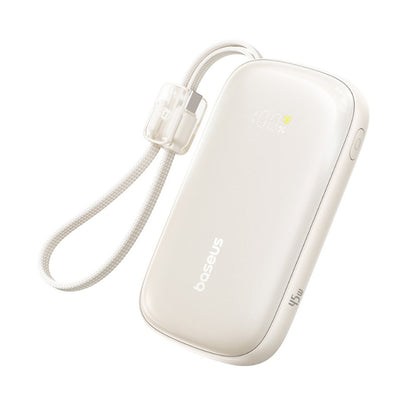 Ekstern Batteri Baseus EnerFill FC21 Qpow 3 Ultra, 10000mAh, 45W, QC + PD, 1 x USB-A - 1 x USB-C, Beige E0027Q01