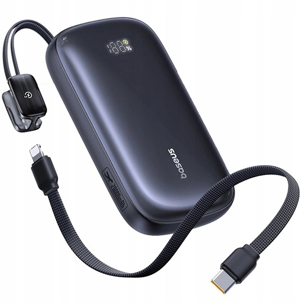 Ekstern batteri Baseus EnerFill FC21 Qpow 3 Ultra, 20000mAh, 22.5W, QC + PD, 1 x USB-A - 1 x USB-C, Svart E0027M00