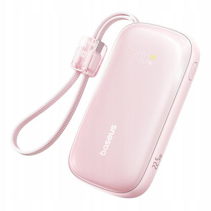 Ekstern batteri Baseus EnerFill FC21 Qpow 3 Ultra, 20000mAh, 22.5W, QC + PD, 1 x USB-A - 1 x USB-C, Rosa E0027M02