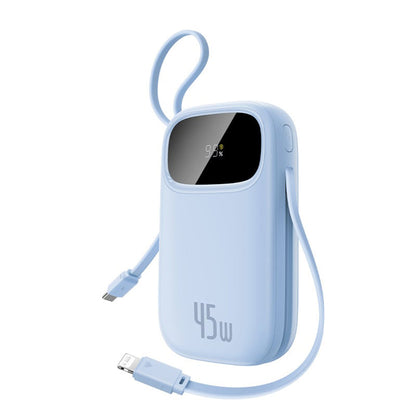Ekstern Batteri Baseus EnerFill FC31 Qpow 3, 20000mAh, 45W, QC + PD, 1 x Lightning - 1 x USB-A - 2 x USB-C, Blå E0028D03
