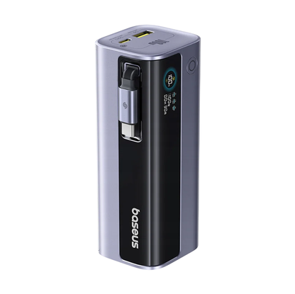 Ekstern batteri Baseus EnerGeek GR11, 10000mAh, 100W, QC + PD, 1 x USB-A - 2 x USB-C, Grå E0027A01