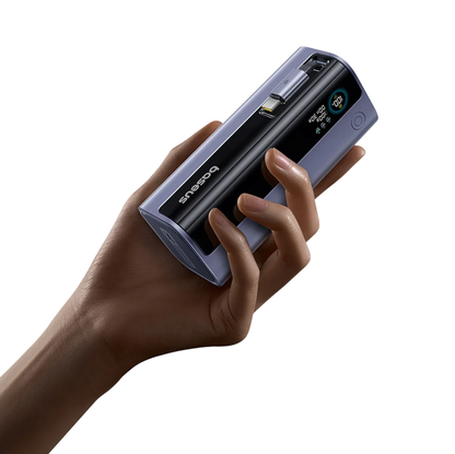 Ekstern batteri Baseus EnerGeek GR11, 10000mAh, 100W, QC + PD, 1 x USB-A - 2 x USB-C, Grå E0027A01