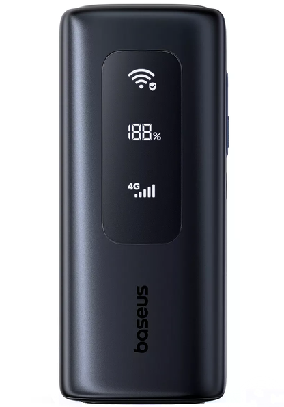 Baseus EnerGeek GX11 Ekstern Batteri, 20000mAh, 67W, QC + PD, 1 x USB-A - 2 x USB-C, Svart E0025701