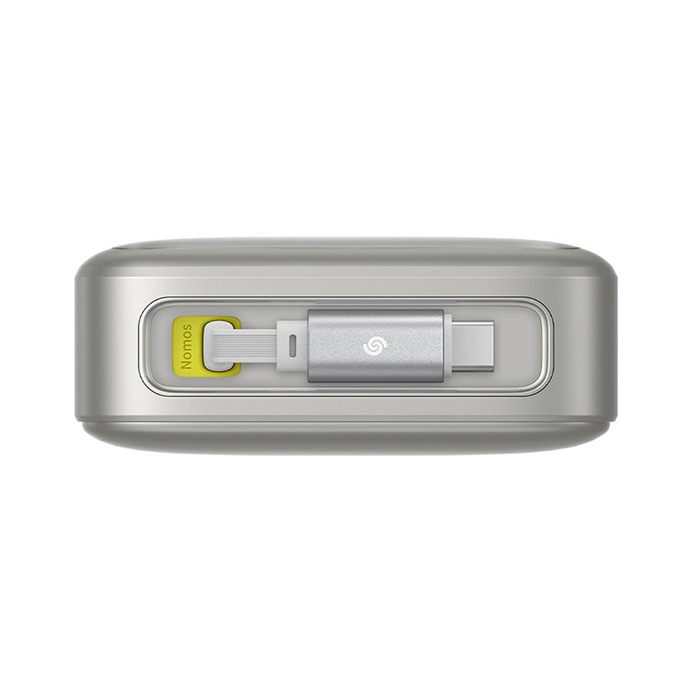 Ekstern batteri Baseus Free2Pull, 20000mAh, 65W, PD, 2 x USB-C, Grå P10073700843-00