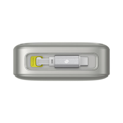 Ekstern batteri Baseus Free2Pull, 20000mAh, 65W, PD, 2 x USB-C, Grå P10073700843-00