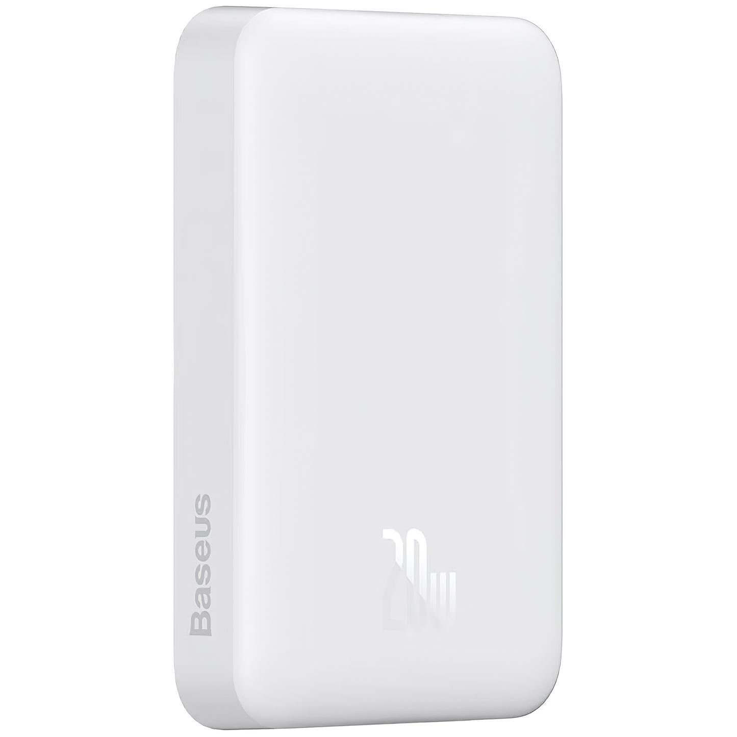 Ekstern batteri Baseus Magnetic Mini, 10000mAh, 20W, PD + FQI, 1 x USB-C, Hvit P10059001223-00