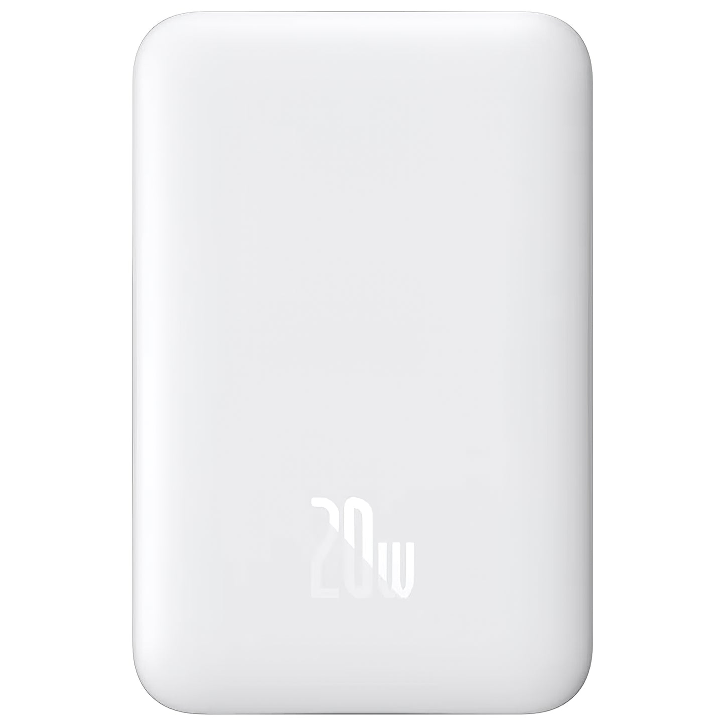 Ekstern batteri Baseus Magnetic Mini, 10000mAh, 20W, PD + FQI, 1 x USB-C, Hvit P10059001223-00