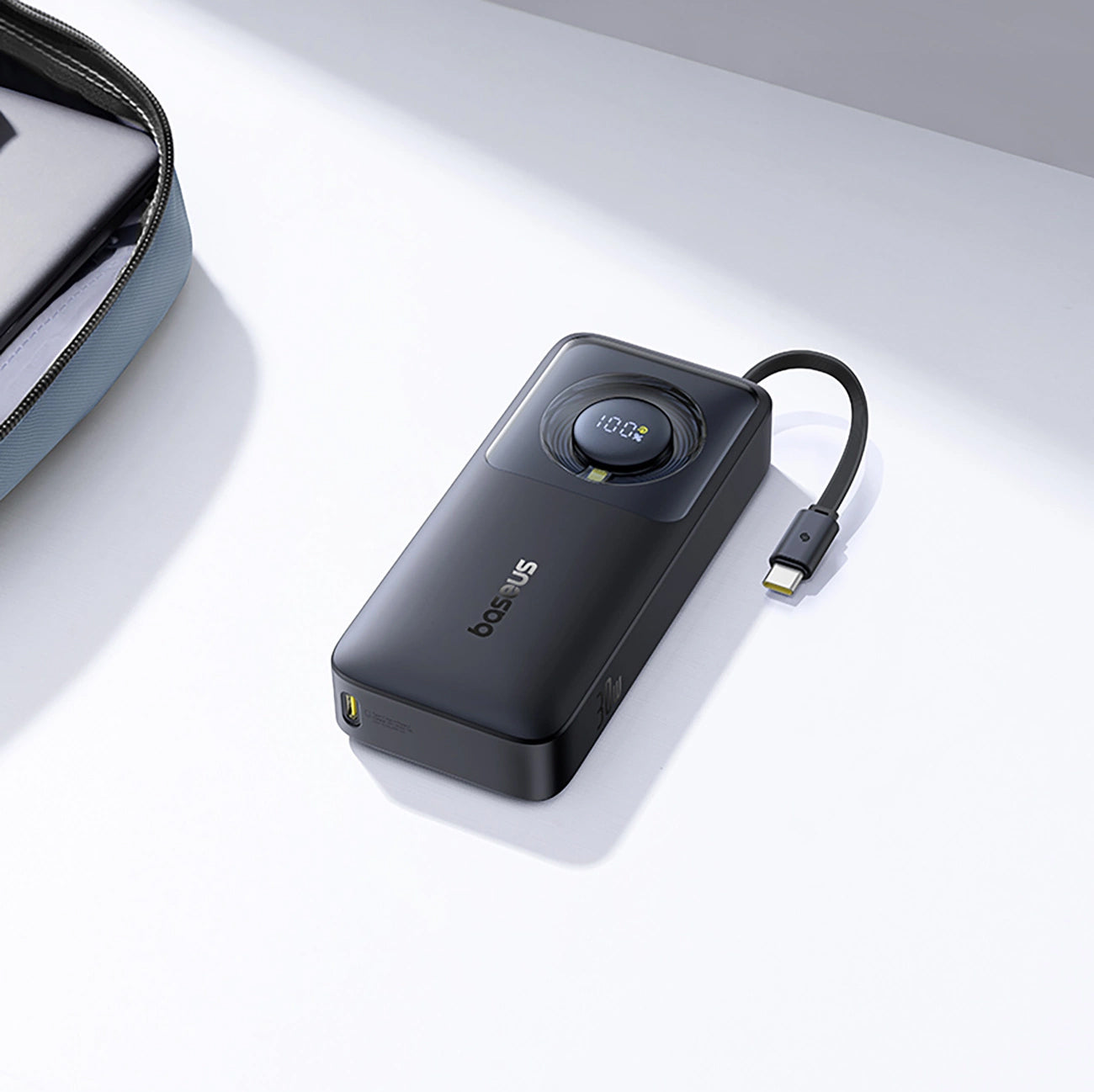 Ekstern batteri Baseus OS Free2Pull, 10000mAh, 30W, PD, 2 x USB-C, Svart P10073701123-00