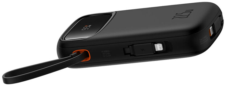 Ekstern batteri Baseus Qpow2, 10000mAh, 22.5W, QC + PD, 1 x Lightning - 1 x USB-A - 2 x USB-C, Svart P10055003113-00