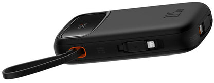 Ekstern batteri Baseus Qpow2, 10000mAh, 22.5W, QC + PD, 1 x Lightning - 1 x USB-A - 2 x USB-C, Svart P10055003113-00
