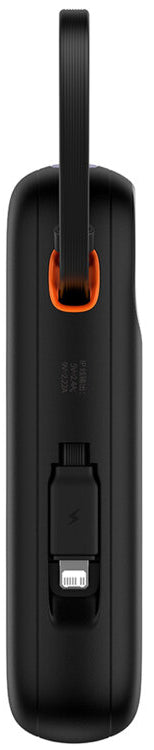 Ekstern batteri Baseus Qpow2, 10000mAh, 22.5W, QC + PD, 1 x Lightning - 1 x USB-A - 2 x USB-C, Svart P10055003113-00