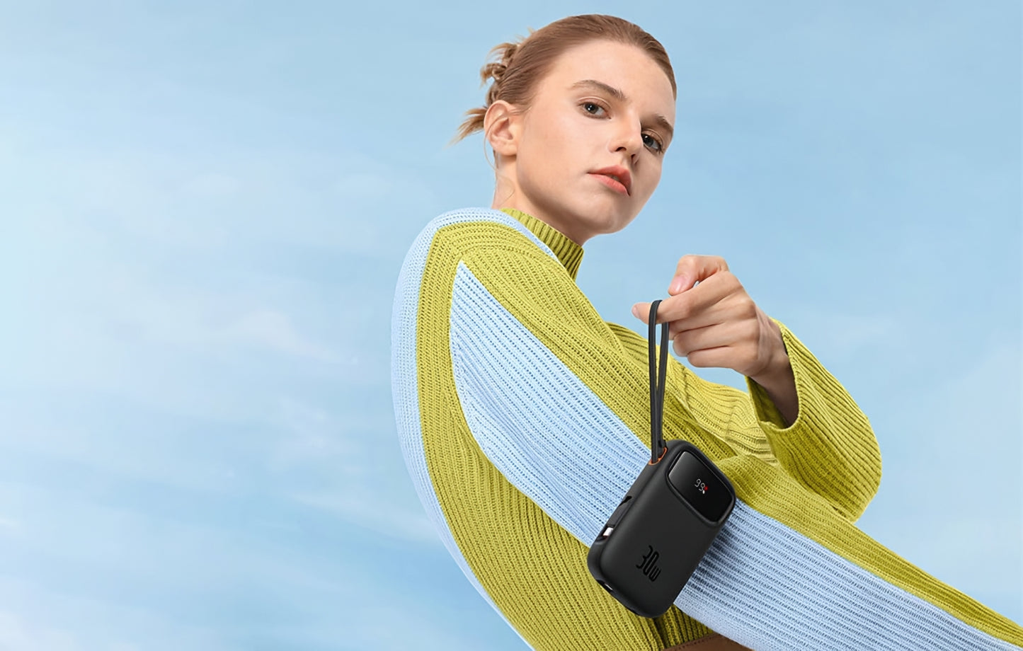 Ekstern batteri Baseus Qpow2, 20000mAh, 30W, QC + PD, 1 x USB-A - 3 x USB-C, Svart P10055009113-00