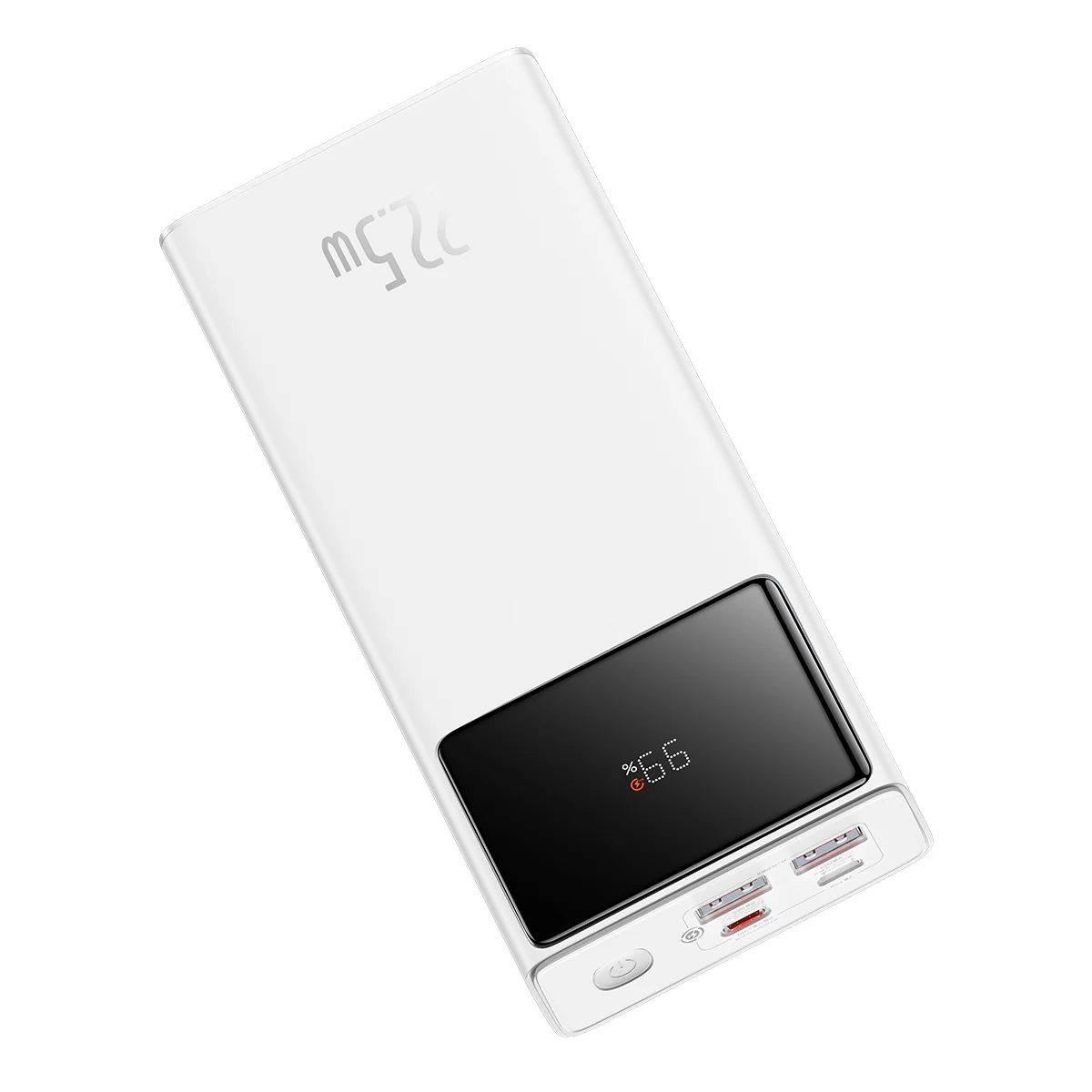 Ekstern batteri Baseus Star Lord, 30000mAh, 22,5W, QC + PD, 1 x USB-C - 2 x USB-A, Hvit PPXJ080102