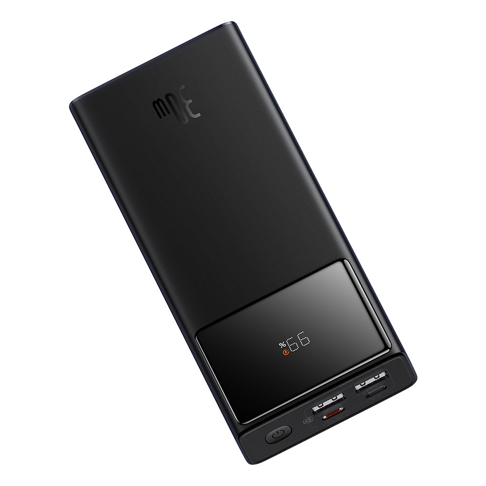 Ekstern Batteri Baseus Star Lord, 20000mAh, 30W, QC + PD, 1 x USB-C - 2 x USB-A, Svart P10022904113-00