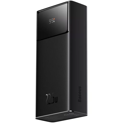 Ekstern batteri Baseus Star Lord, 30000mAh, 22.5W, QC + PD, 1 x USB-C - 2 x USB-A, Svart PPXJ080101