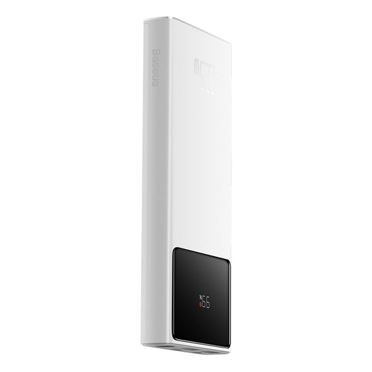Ekstern batteri Baseus Star Lord, 10000mAh, 22.5W, QC + PD, 1 x USB-C - 2 x USB-A, Hvit PPXJ100002