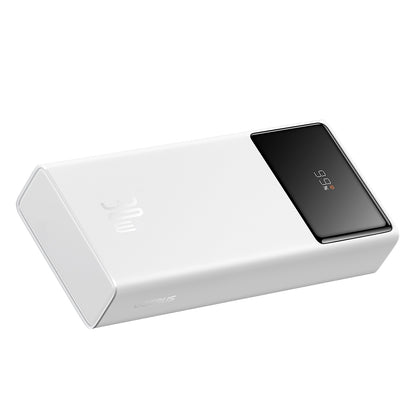 Ekstern Batteri Baseus Star Lord, 20000mAh, 30W, QC + PD, 1 x USB-C - 2 x USB-A, Hvit P10022904213-00