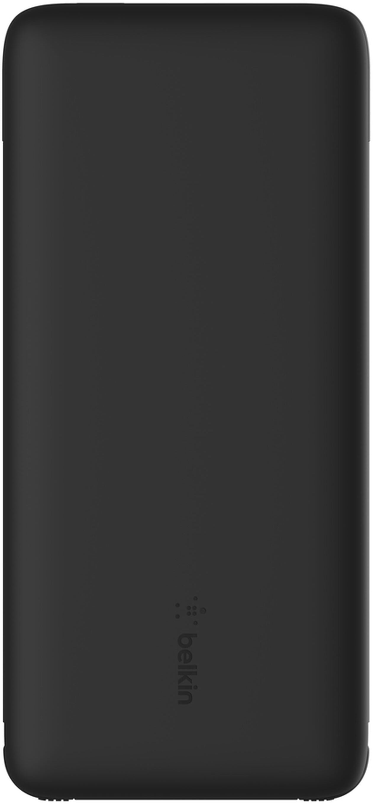 Belkin BoostCharge Plus Ekstern Batteri, 10000mAh, 23W, QC + PD, 1 x Lightning - 2 x USB-C, Svart BPB006btBLK