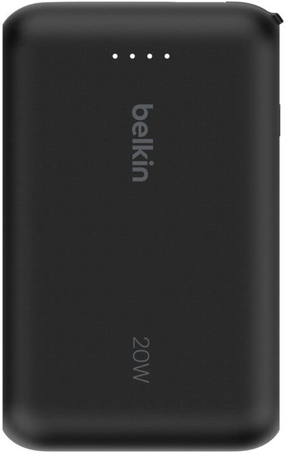 Belkin BoostCharge Ekstern Batteri, 10000mAh, 20W, PD, 2 x USB-C, Svart BPB021hqBK