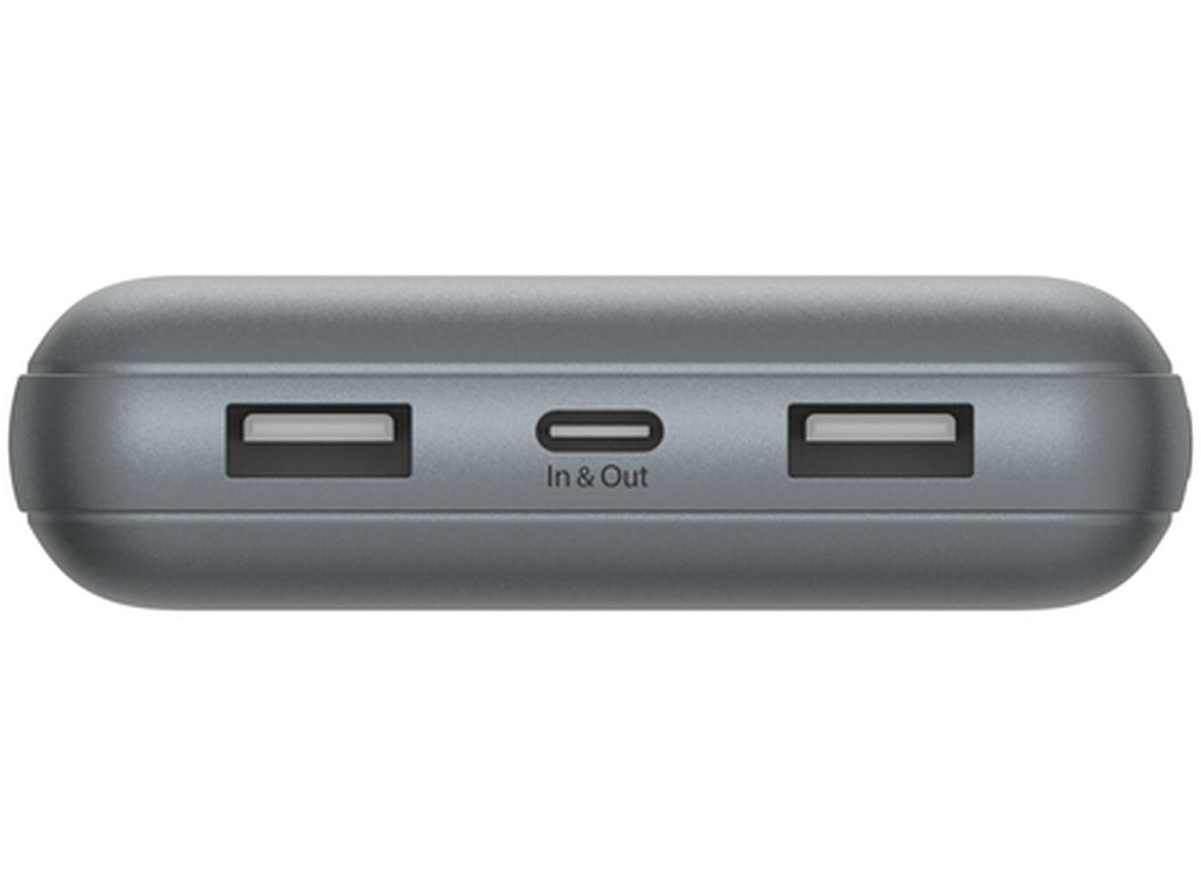 Belkin BoostCharge Pro Ekstern Batteri, 20000mAh, 15W, 1 x USB-C - 2 x USB-A, Grå BPB012btGY