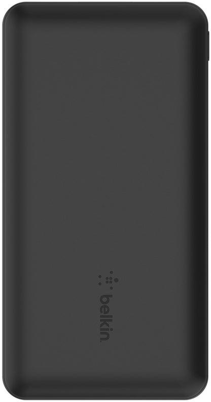 Belkin BoostCharge Ekstern Batteri, 10000mAh, 15W, 1 x USB-C - 2 x USB-A, Svart BPB011btBK